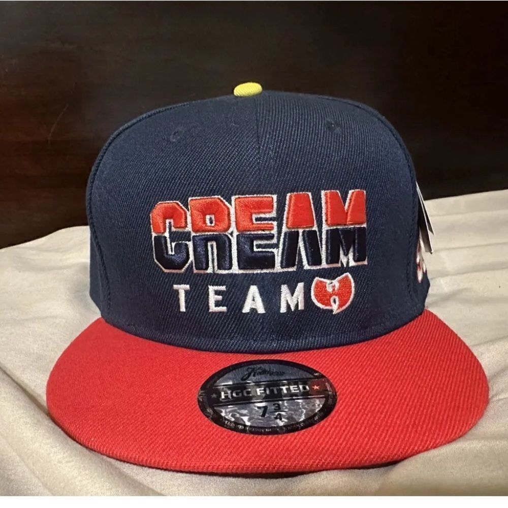Rare Wu-Tang CREAM TEAM Fitted Size  7  Hat  Raekwon Ghostface ODB Method Man